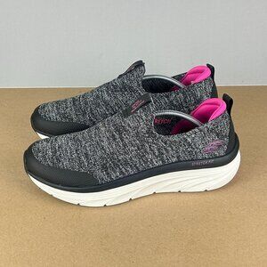 Skechers D'Lux Walker Relaxed Fit Athletic Sneakers Womens 11 Black Pink